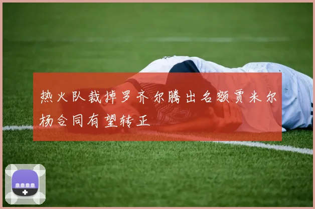 热火队裁掉罗齐尔腾出名额贾米尔杨合同有望转正
